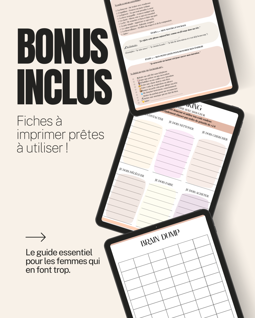 Libère ta charge mentale - Comprendre et alléger la charge mentale au féminin